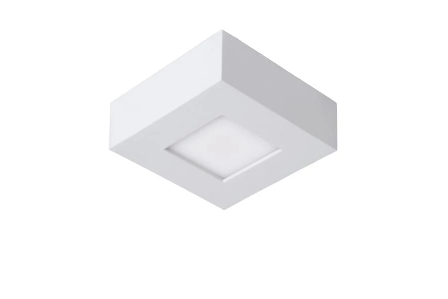 Lucide BRICE-LED - Deckenleuchte Badezimmer - LED Dim. - 1x8W 3000K - IP44 - Weiß - AUSgeschaltet